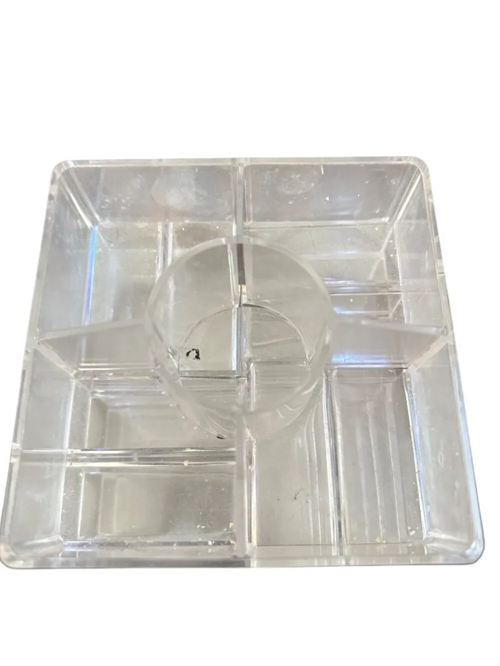 Clear Acrylic Rotating Organizer For Makeup Beauty Tools & Chaos Management